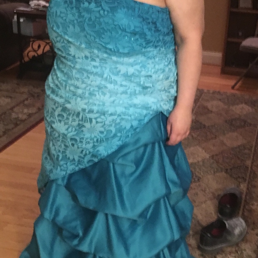 Plus size prom dress